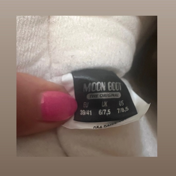 Moon Boot Purple Winter Rain Boots Platform Sole - Picture 9 of 9